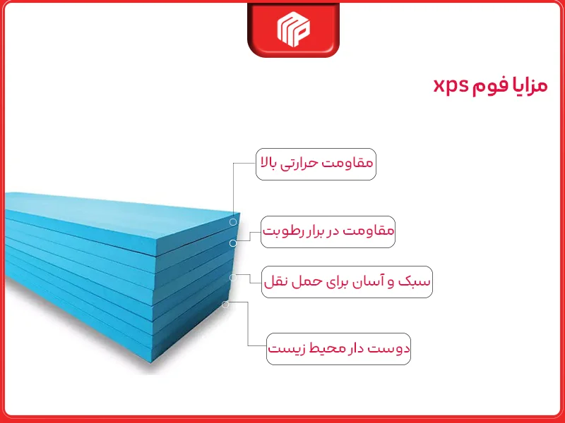 مزایای فوم xps