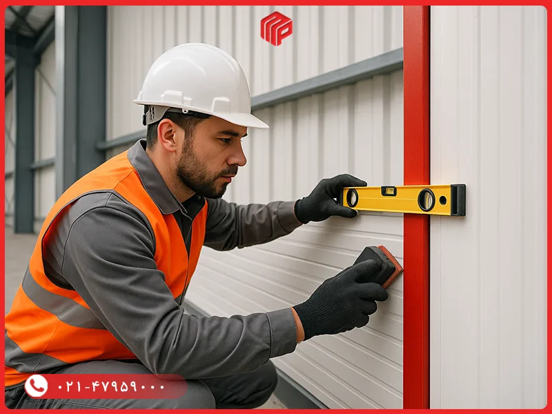 ترازبندی ساندویچ پانل دیواری